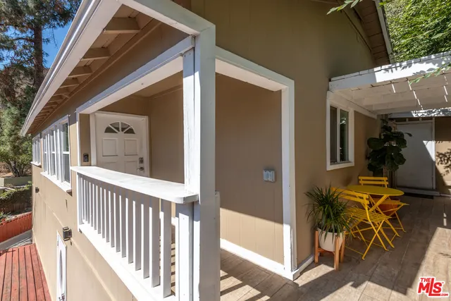 a view of balcony and patio