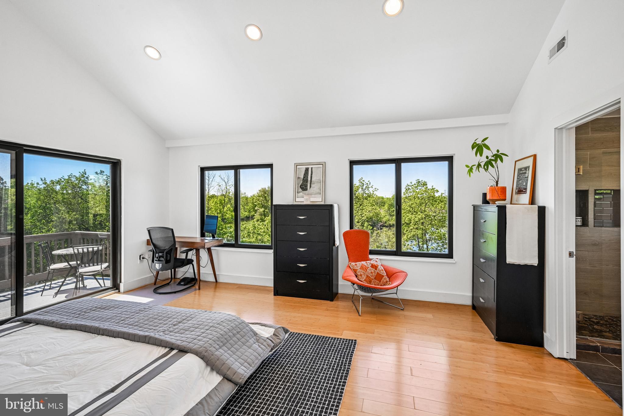 11 Forklanding Road Cinnaminson, NJ 08077 - Photo 29 of 77 a bedroom with a bed and large windows
