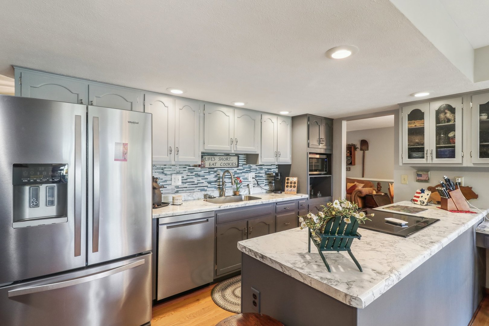 554 Baintree Road Davis, IL 61019 - Photo 14 of 53 a kitchen with a refrigerator a sink and a stove