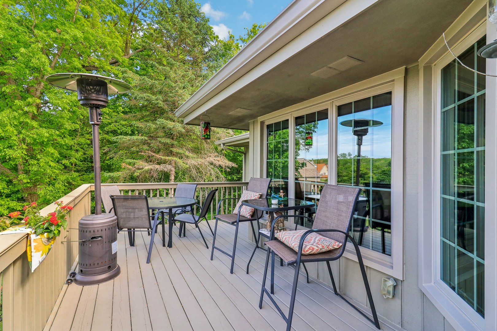 554 Baintree Road Davis, IL 61019 - Photo 43 of 53 a view of a chairs and table in the balcony