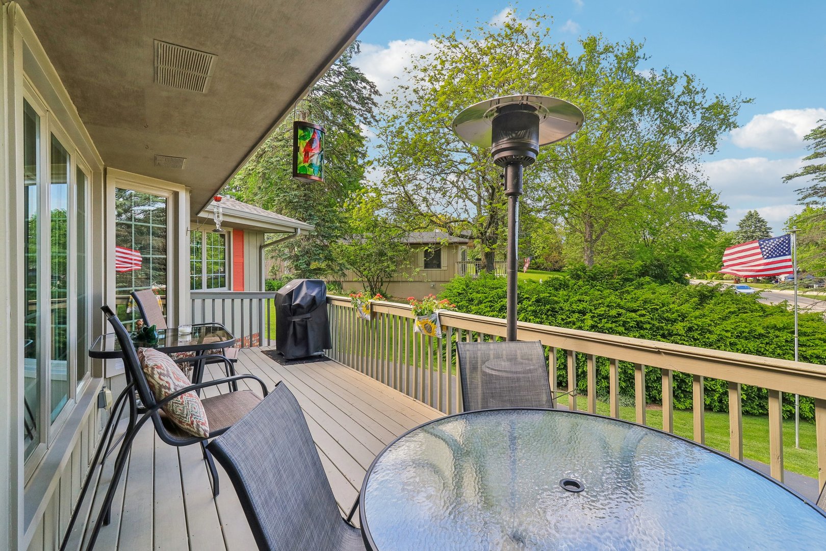 554 Baintree Road Davis, IL 61019 - Photo 44 of 53 a view of a balcony with furniture
