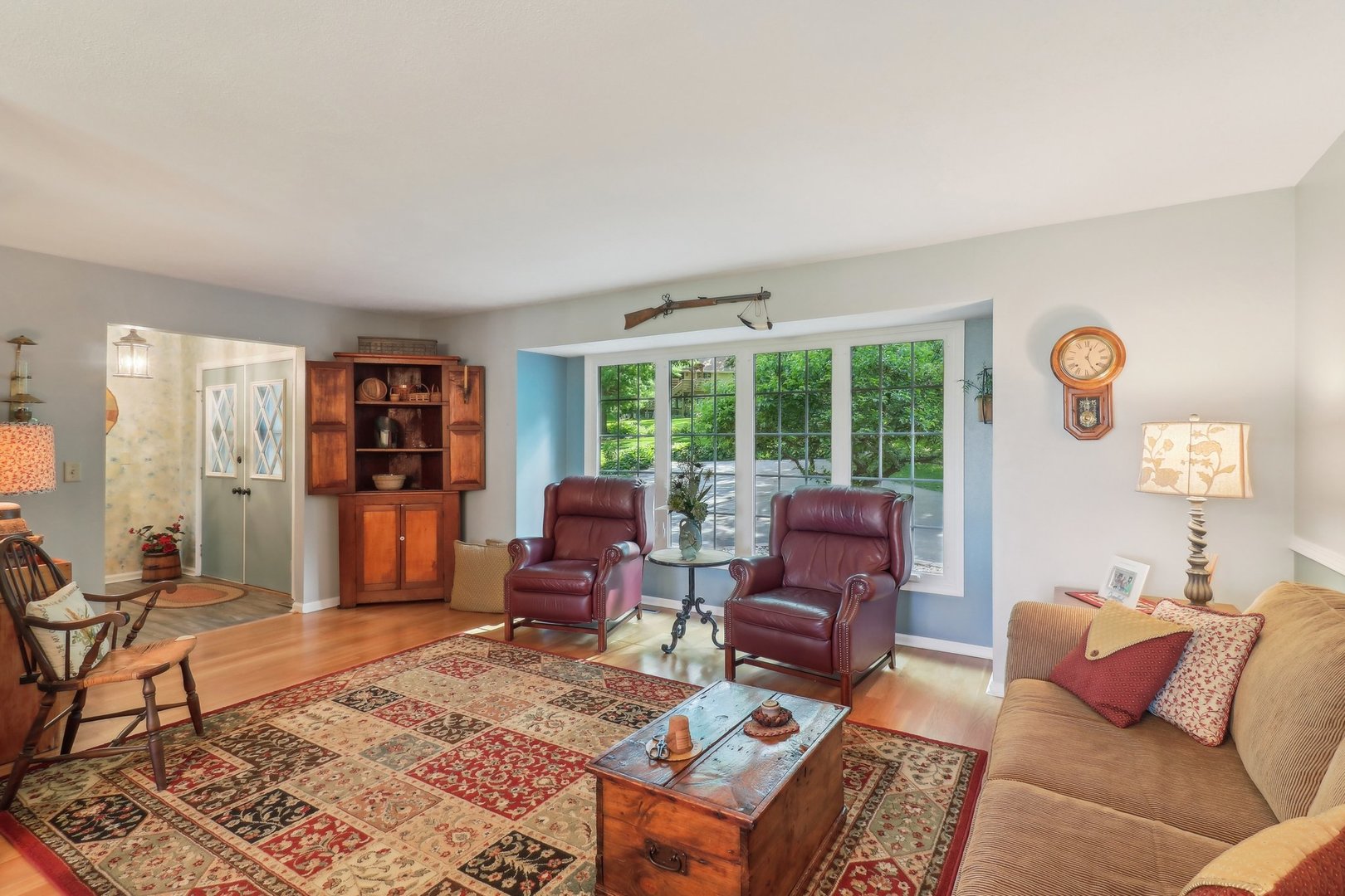 554 Baintree Road Davis, IL 61019 - Photo 7 of 53 a living room with furniture a rug and a large window