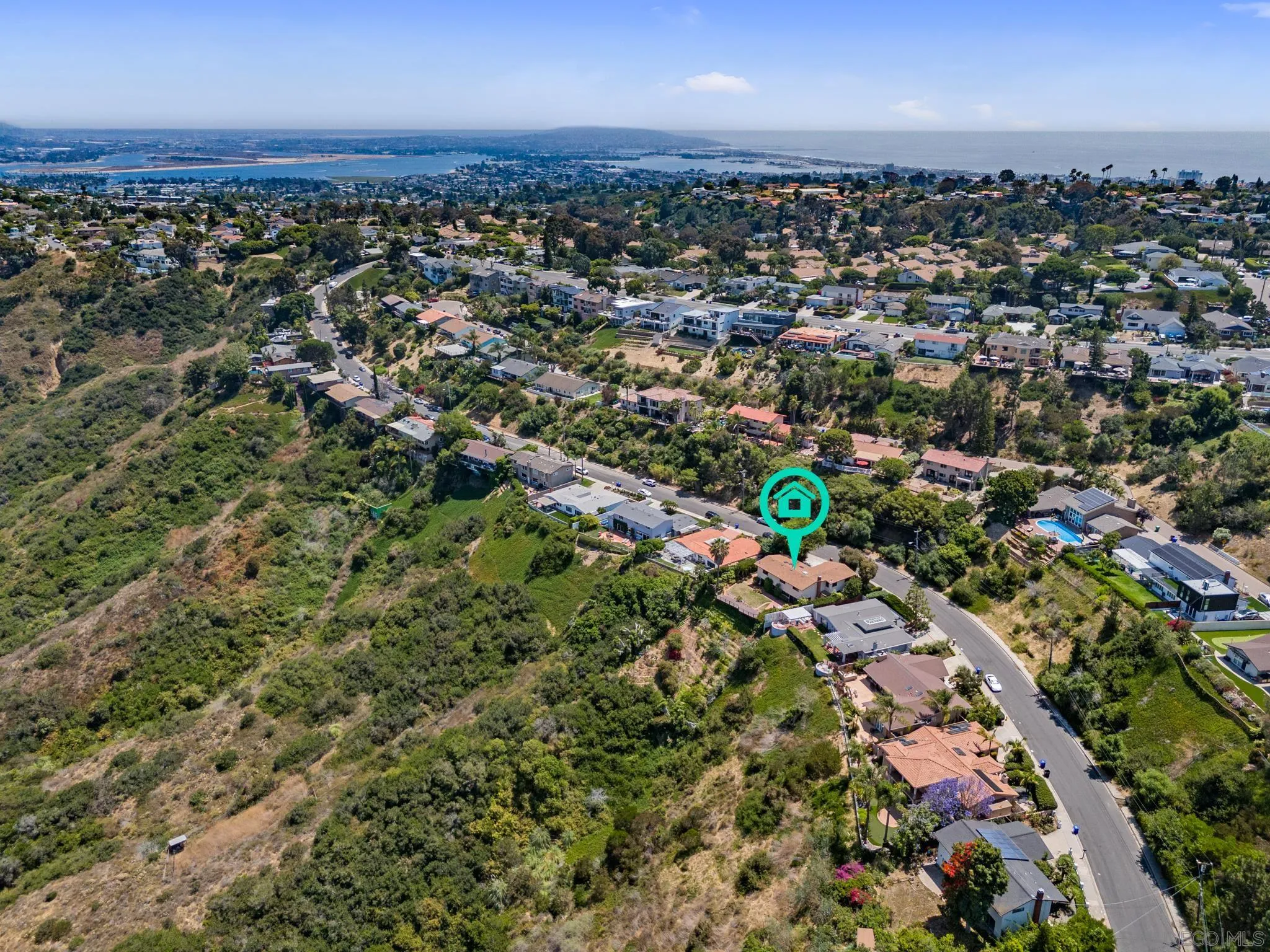 5777 Desert View Drive La Jolla, CA 92037 - Photo 60 of 64 an aerial view of multiple house