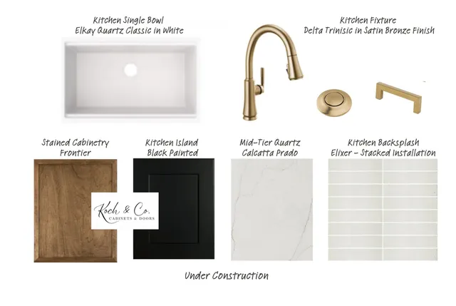 a kitchen with a stove and a refrigerator