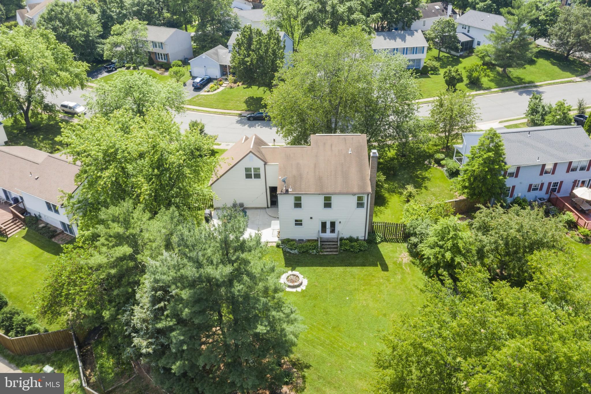 1309 Rock Chapel Road Herndon, VA 20170 - Photo 3 of 3 an aerial view of residential house with yard and swimming pool