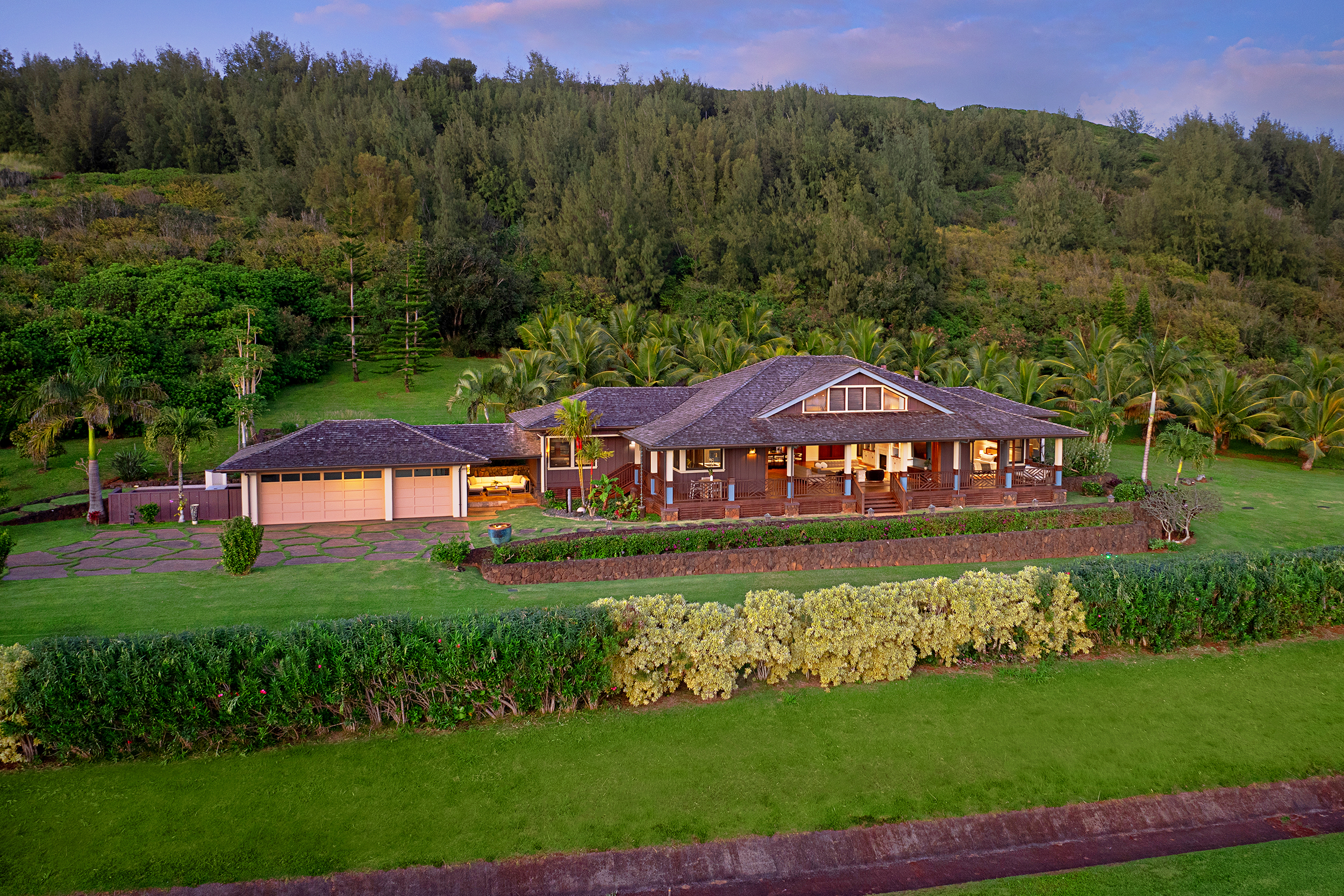 2332 Makana Ano Place Kilauea, HI 96754 - Photo 12 of 12 a view of a big house with a big yard