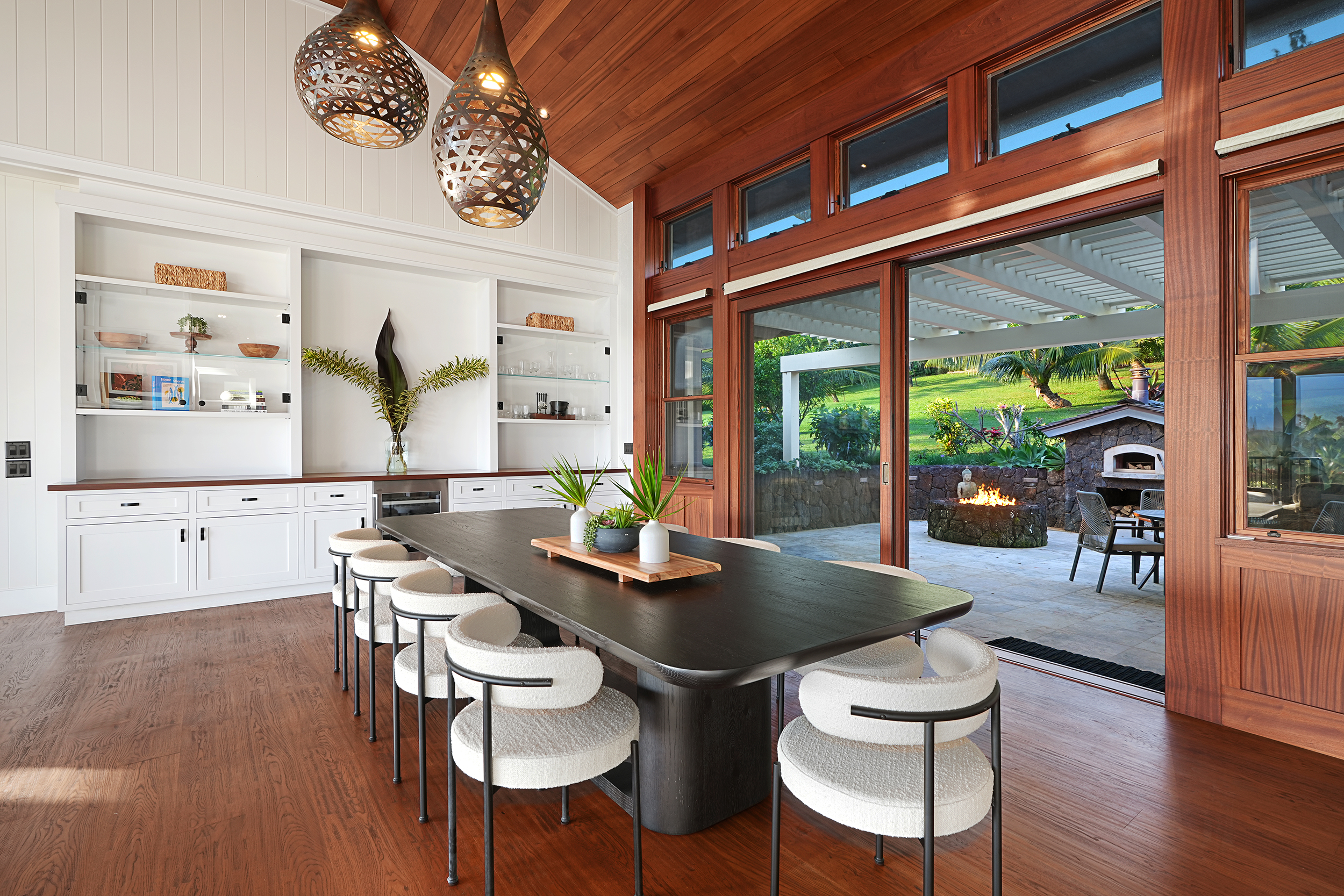 2332 Makana Ano Place Kilauea, HI 96754 - Photo 5 of 12 a dining room with furniture a rug and wooden floor
