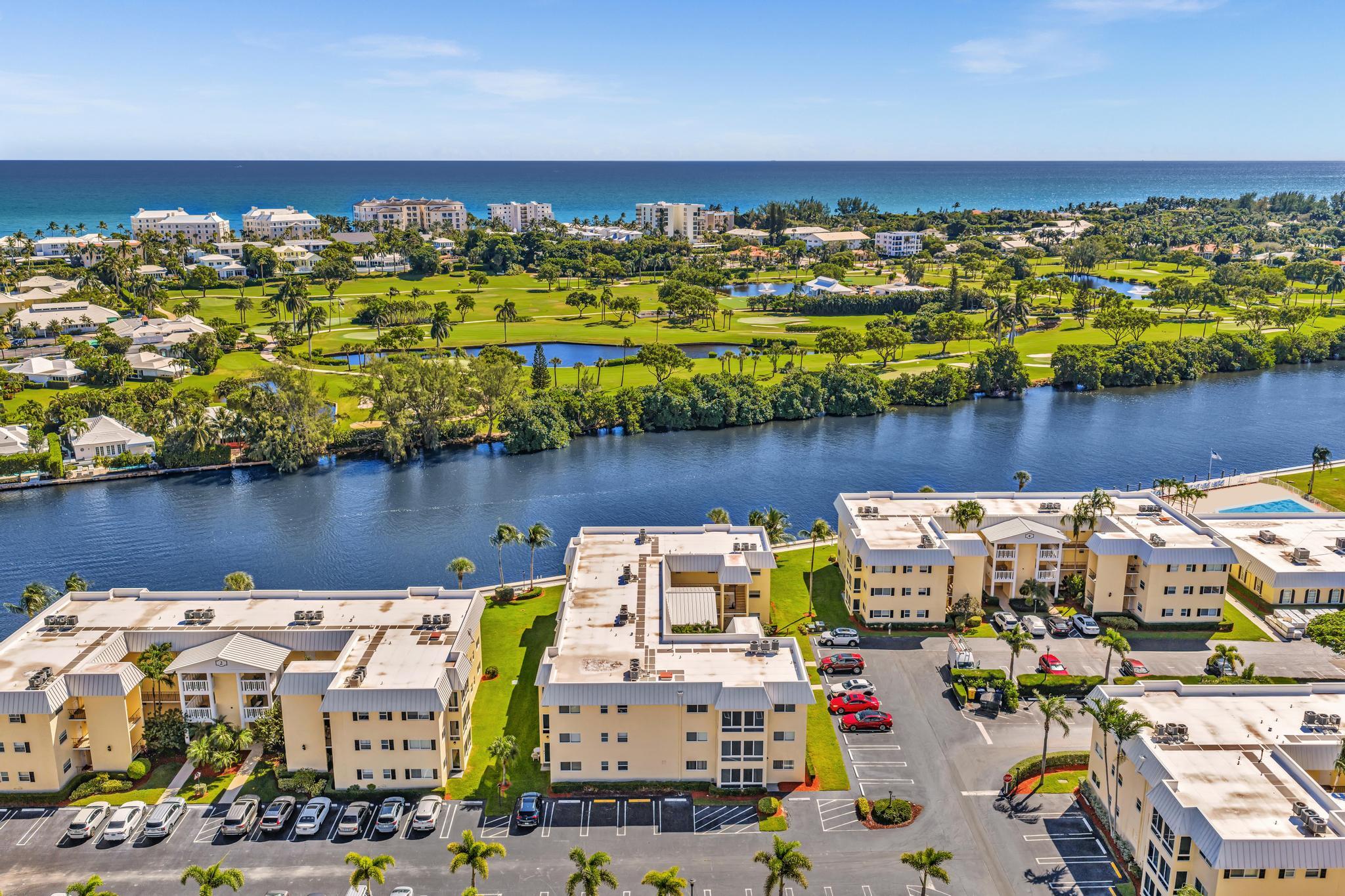 3 Colonial Club Drive, Unit 300 Boynton Beach, FL 33435 - Photo 40 of 71 an aerial view of residential houses with outdoor space