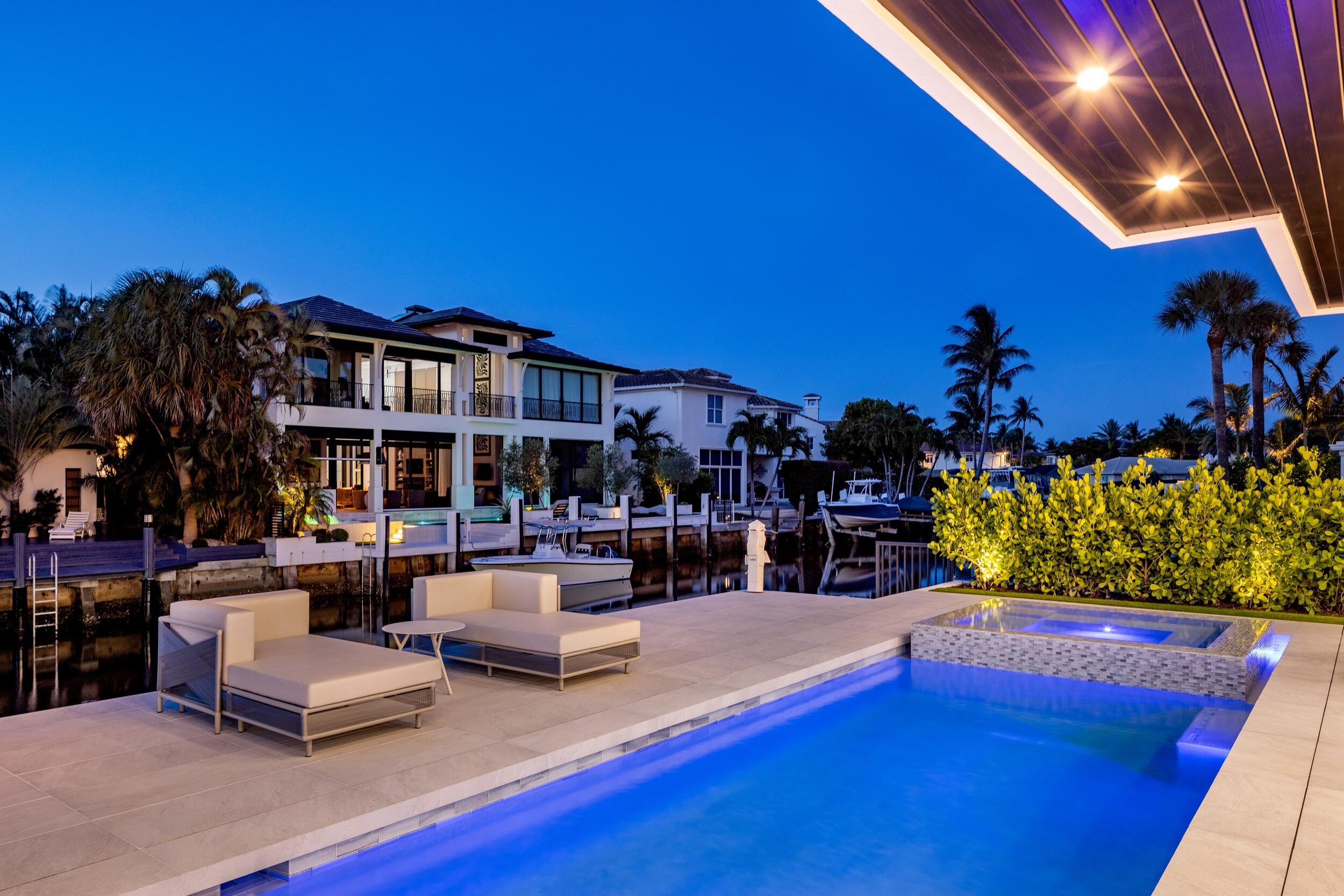 541 Golden Harbour Drive Boca Raton, FL 33432 - Photo 78 of 80 Twilight