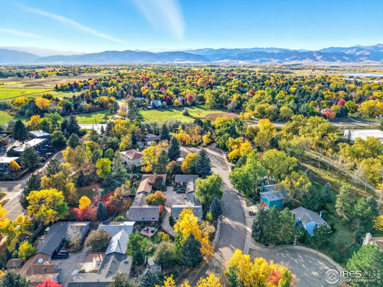 4559 Beachcomber Court Boulder, CO 80301 - Photo 19 of 21 Aerial of Property looking west