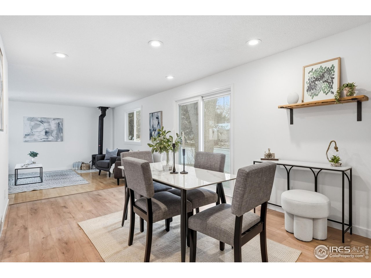 4559 Beachcomber Court Boulder, CO 80301 - Photo 7 of 21 Open dining and living with sliding glass doors