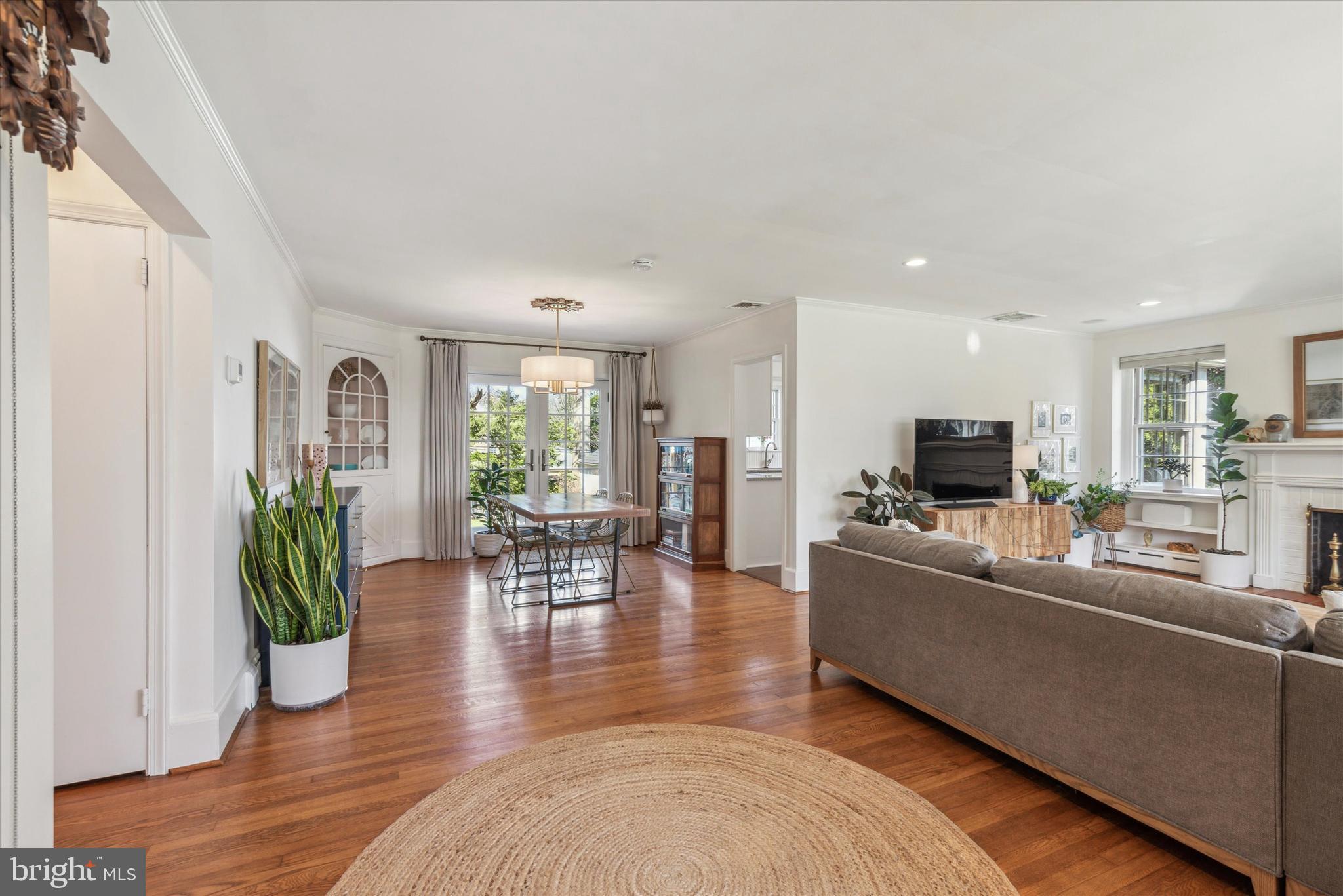 living room looking towards dining room