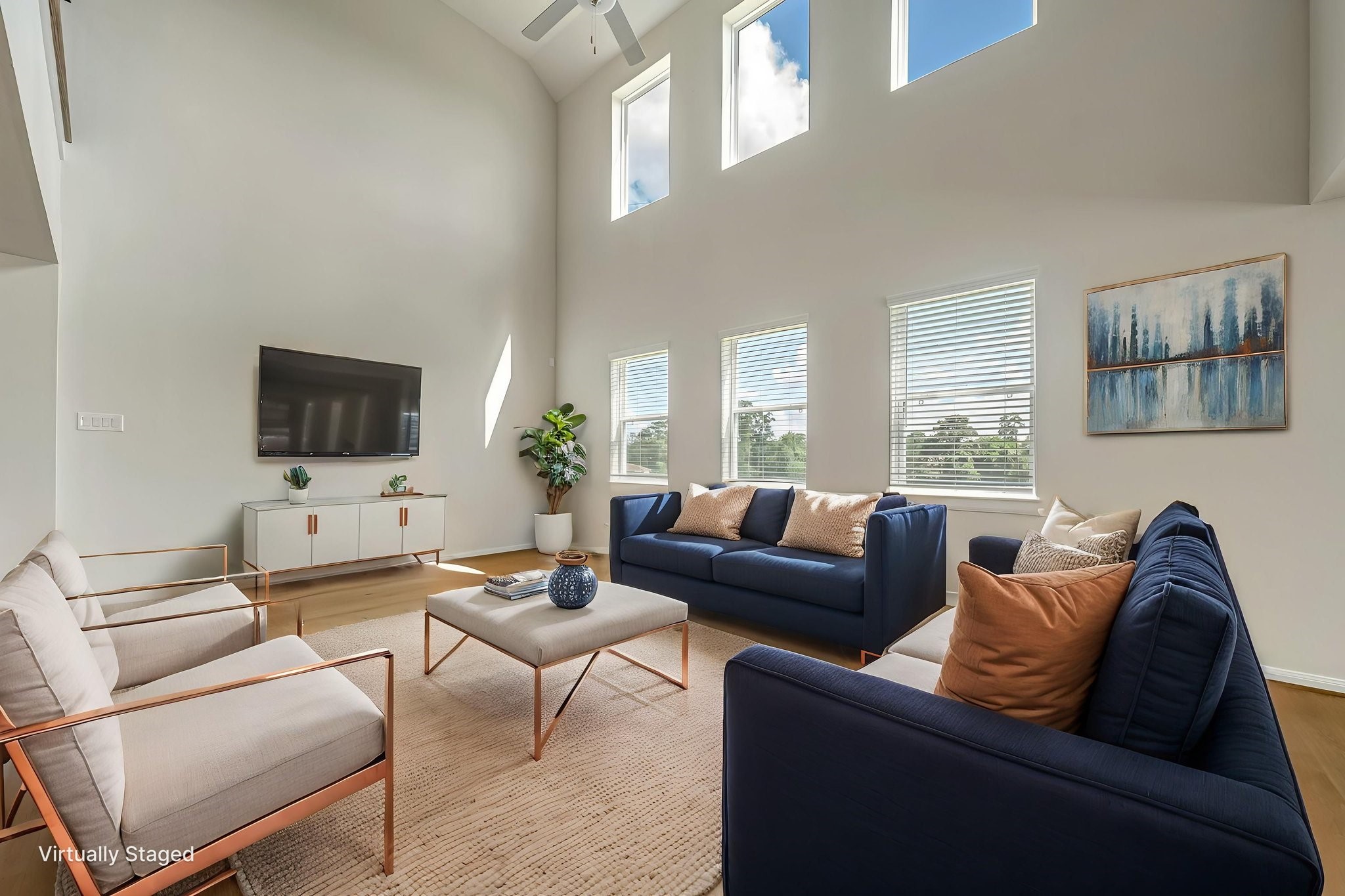 20629 Dynamic Court Humble, TX 77338 - Photo 9 of 26 a living room with furniture and a flat screen tv