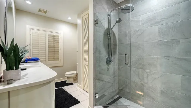 a view of outdoor space with seating area