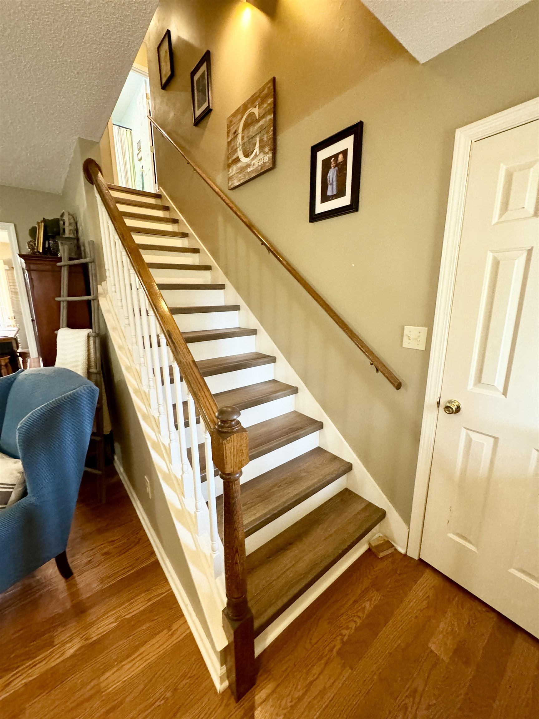 47 Chisholm Lake Road Ripley, TN 38063 - Photo 18 of 26 a view of a staircase with wooden floor and stairs