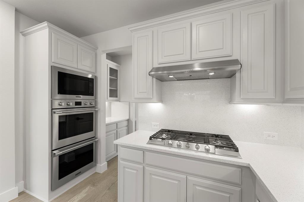 4213 Bellview Way Celina, TX 75009 - Photo 10 of 29 a stove top oven sitting inside of a kitchen