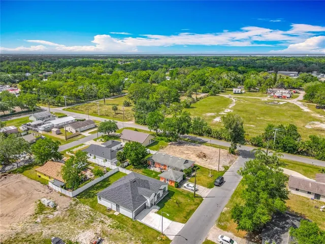 a view of a city with an ocean