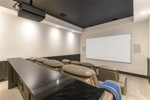 a room with furniture