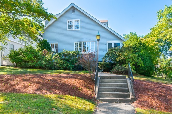 39 Farmcrest Avenue Lexington, MA 02421 - Photo 26 of 26 a view of a backyard with plants and trees