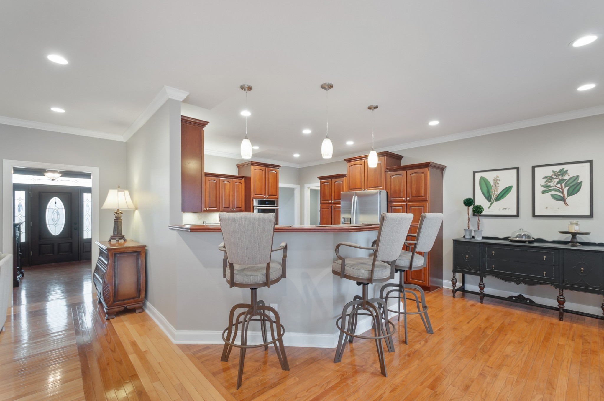 876 Baker Road Columbia, TN 38401 - Photo 14 of 48 a dining room with furniture and wooden floor