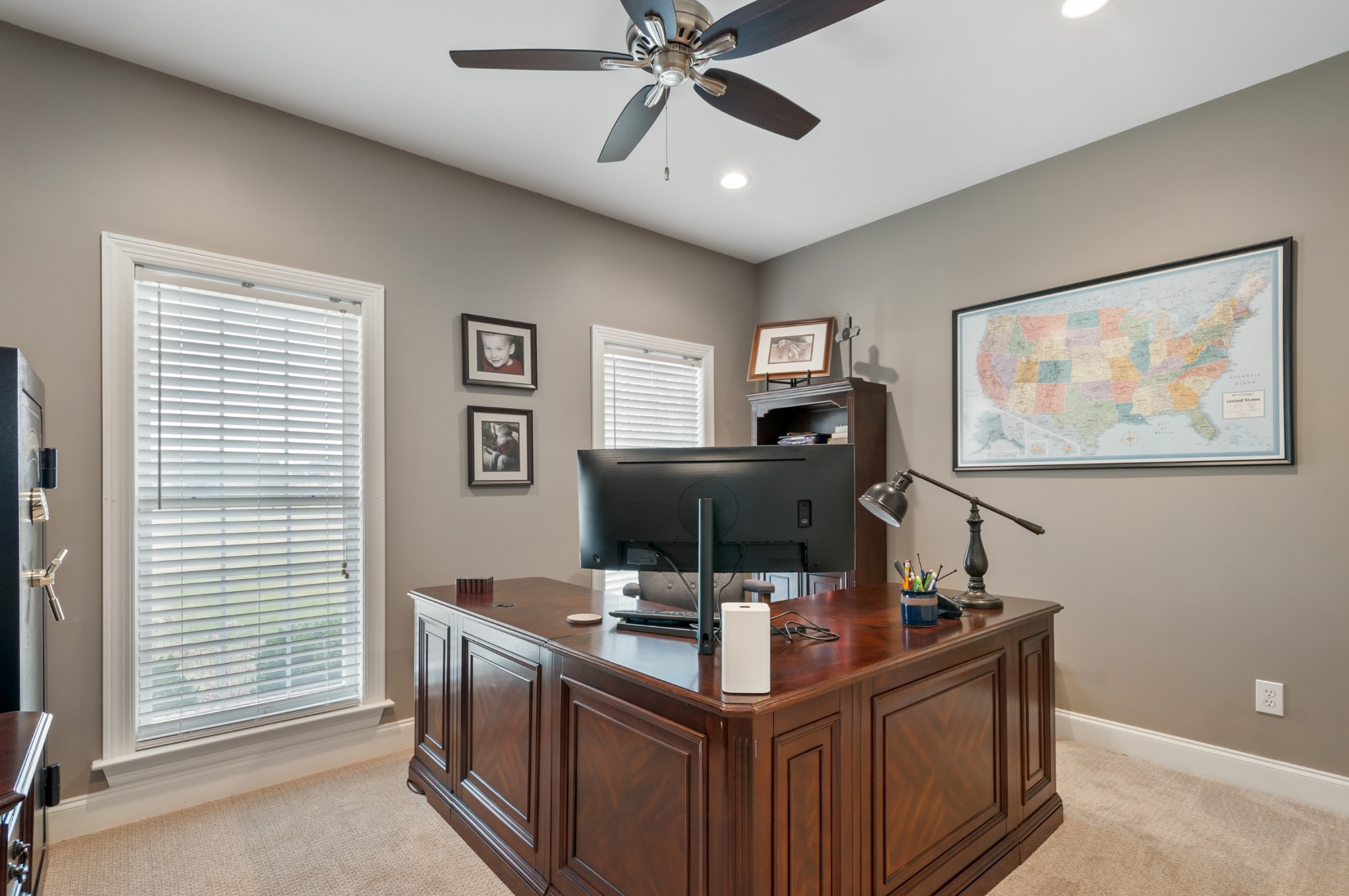 876 Baker Road Columbia, TN 38401 - Photo 18 of 48 a view of a workspace with furniture and a window