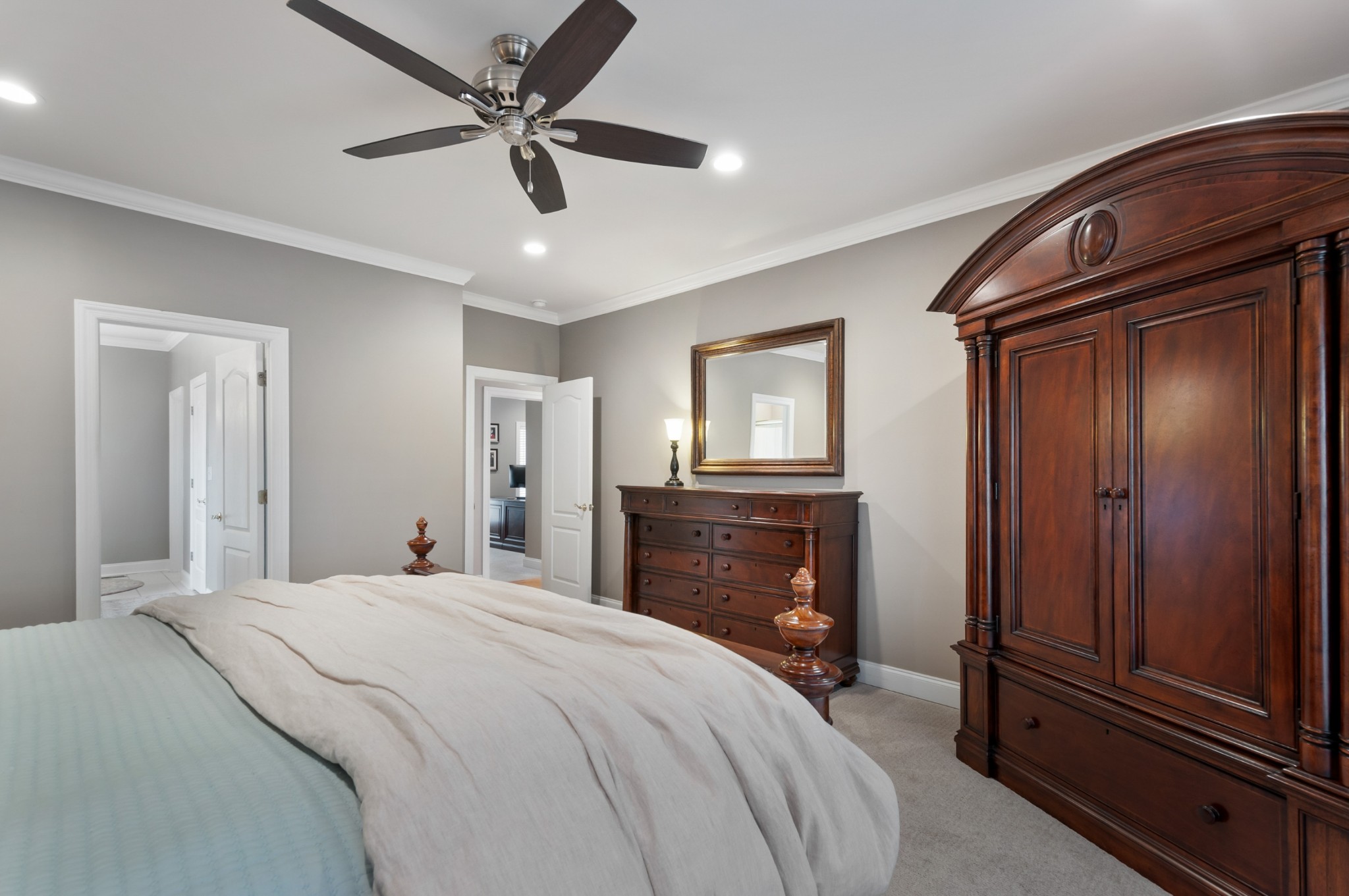 876 Baker Road Columbia, TN 38401 - Photo 20 of 48 a bedroom with a bed and a dresser