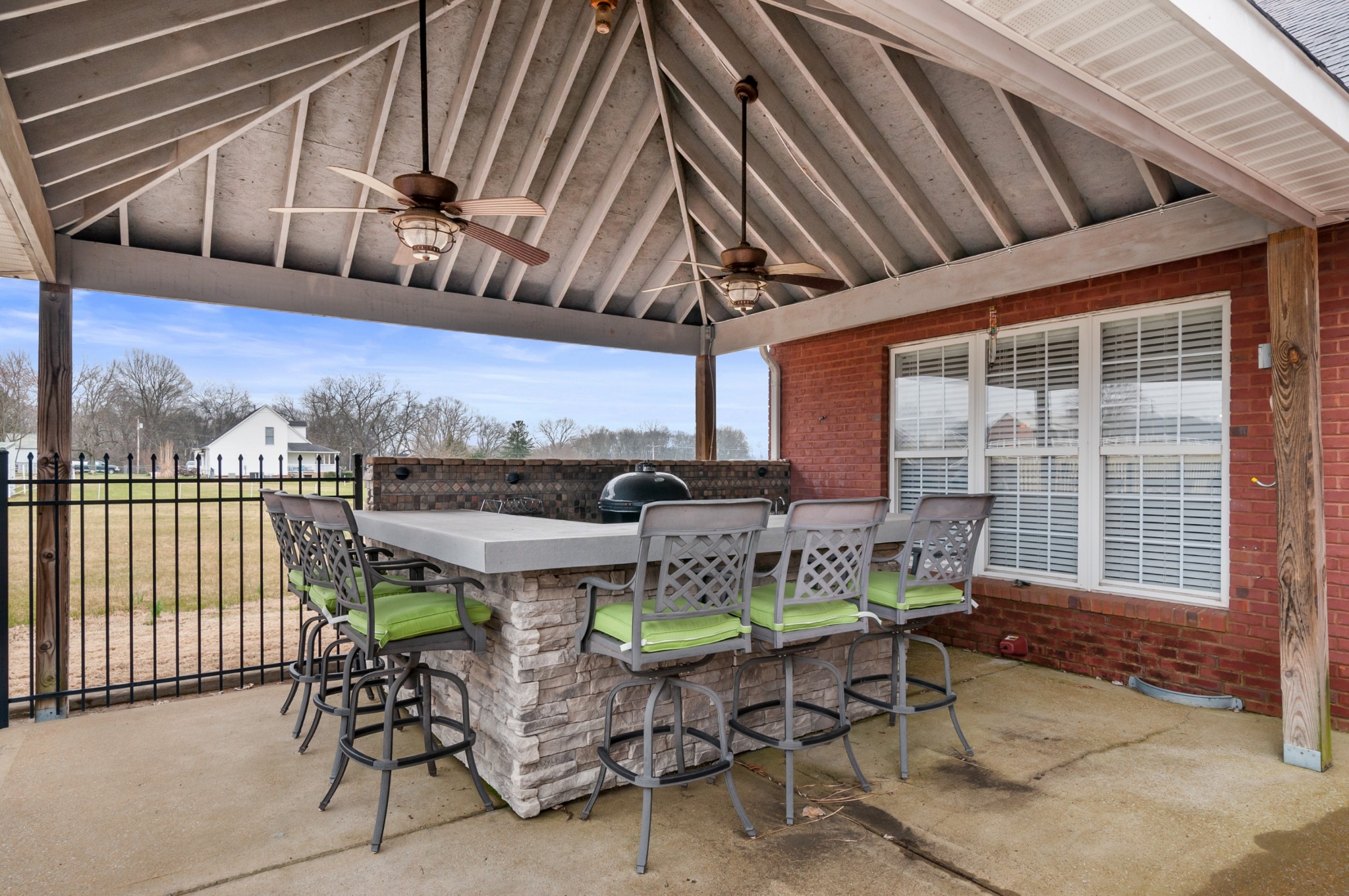 876 Baker Road Columbia, TN 38401 - Photo 36 of 48 a roof deck with table and chairs