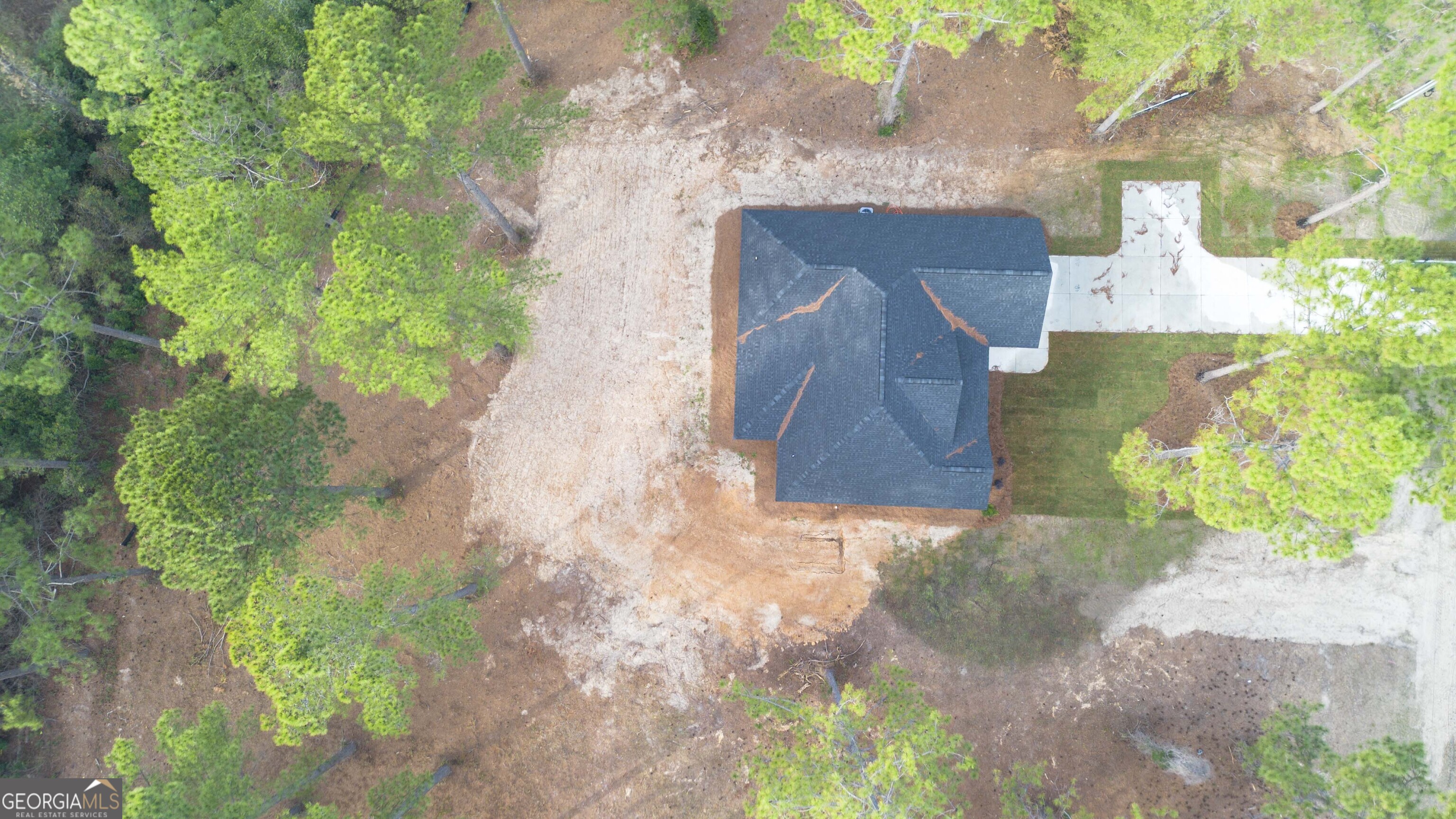 288 Frank Cook Road Cochran, GA 31014 - Photo 37 of 40 a aerial view of a house with a yard