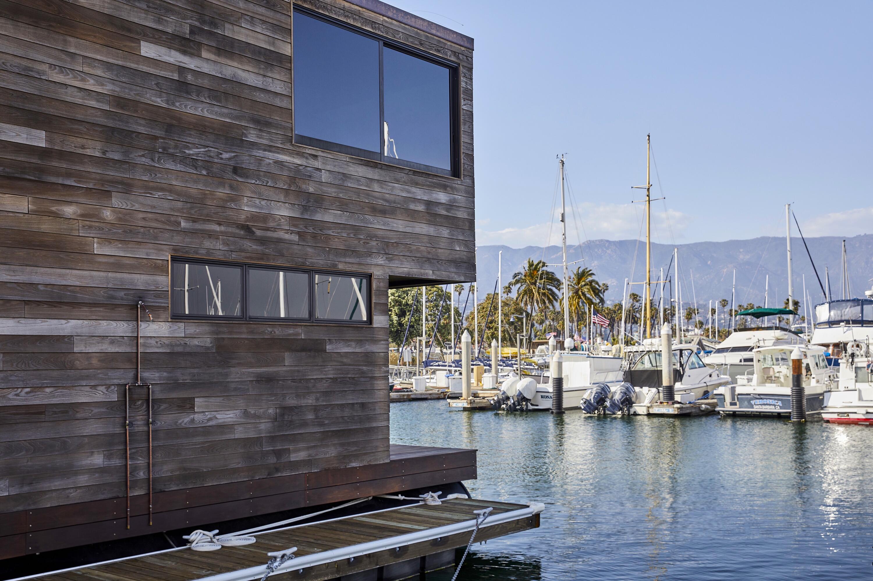 0 Santa Barbara Harbor, Unit MARINA 3C SLIP ST13 Santa Barbara, CA 93109 - Photo 20 of 26 a view of a kitchen with wooden floor