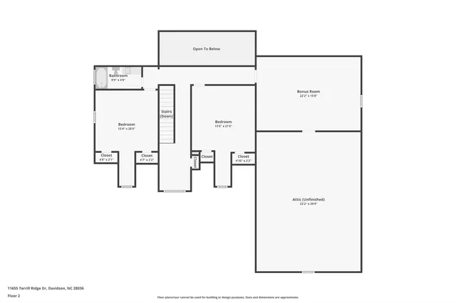 $750,000 | 11655 Terrill Ridge Drive, Davidson, NC 28036