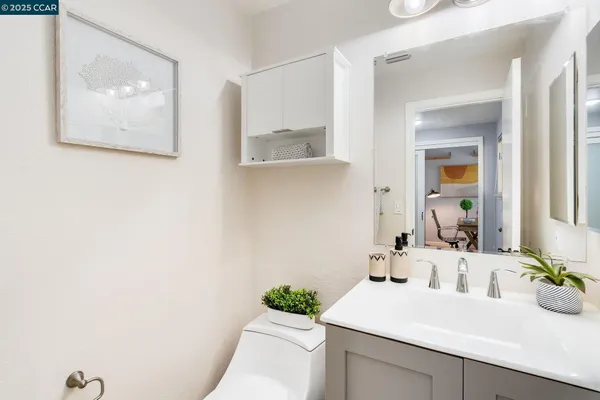 a view of swimming pool from a balcony