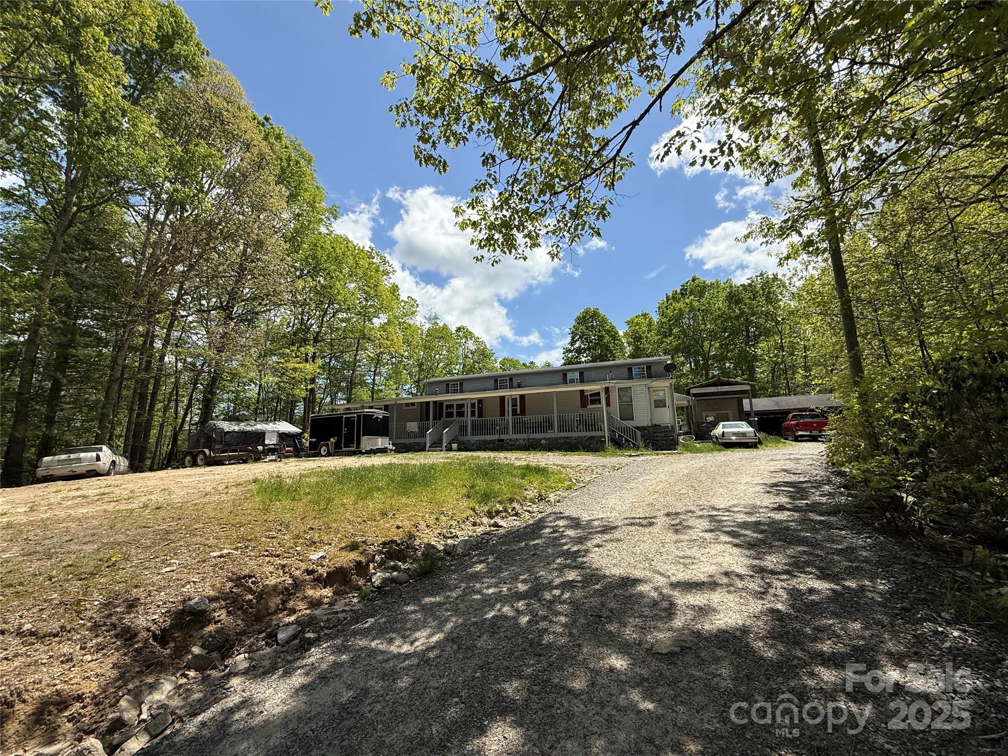 630 Deerchase Circle Cedar Mountain, NC 28718 - Photo 2 of 18 a view of backyard with green space