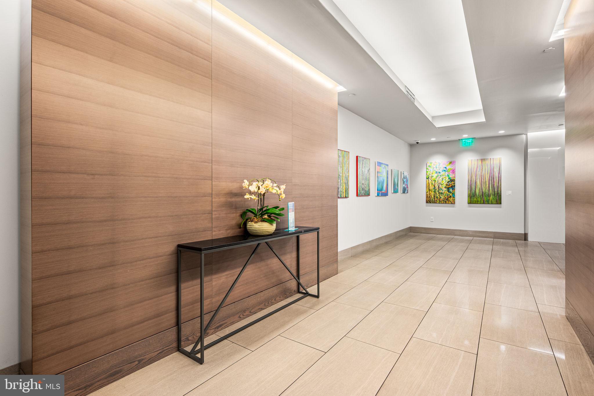 2018 Walnut Street, Unit 15M Philadelphia, PA 19103 - Photo 23 of 31 a view of hallway with furniture