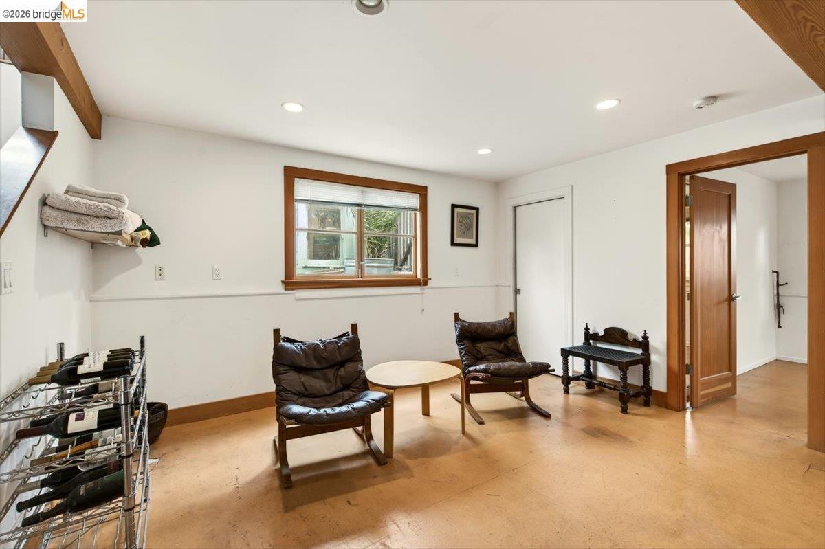 1013 Addison Street Berkeley, CA 94710 - Photo 36 of 57 Sitting room with concrete flooring and recessed lighting