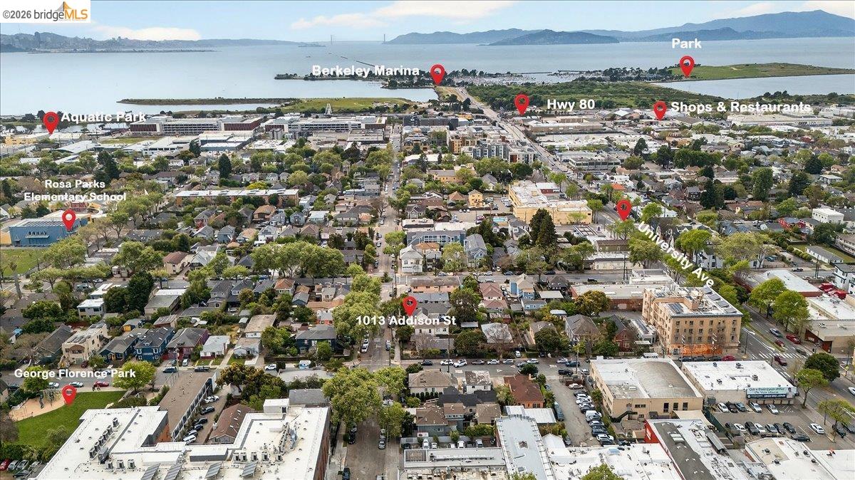 1013 Addison Street Berkeley, CA 94710 - Photo 4 of 57 View of property location with a water and mountain view