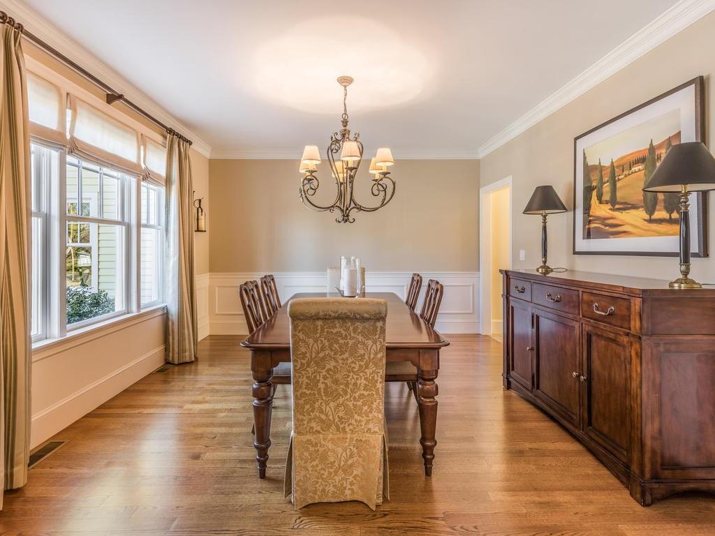 5 Saddle Club Road Lexington, MA 02420 - Photo 8 of 42 a dining room with furniture a window and wooden floor