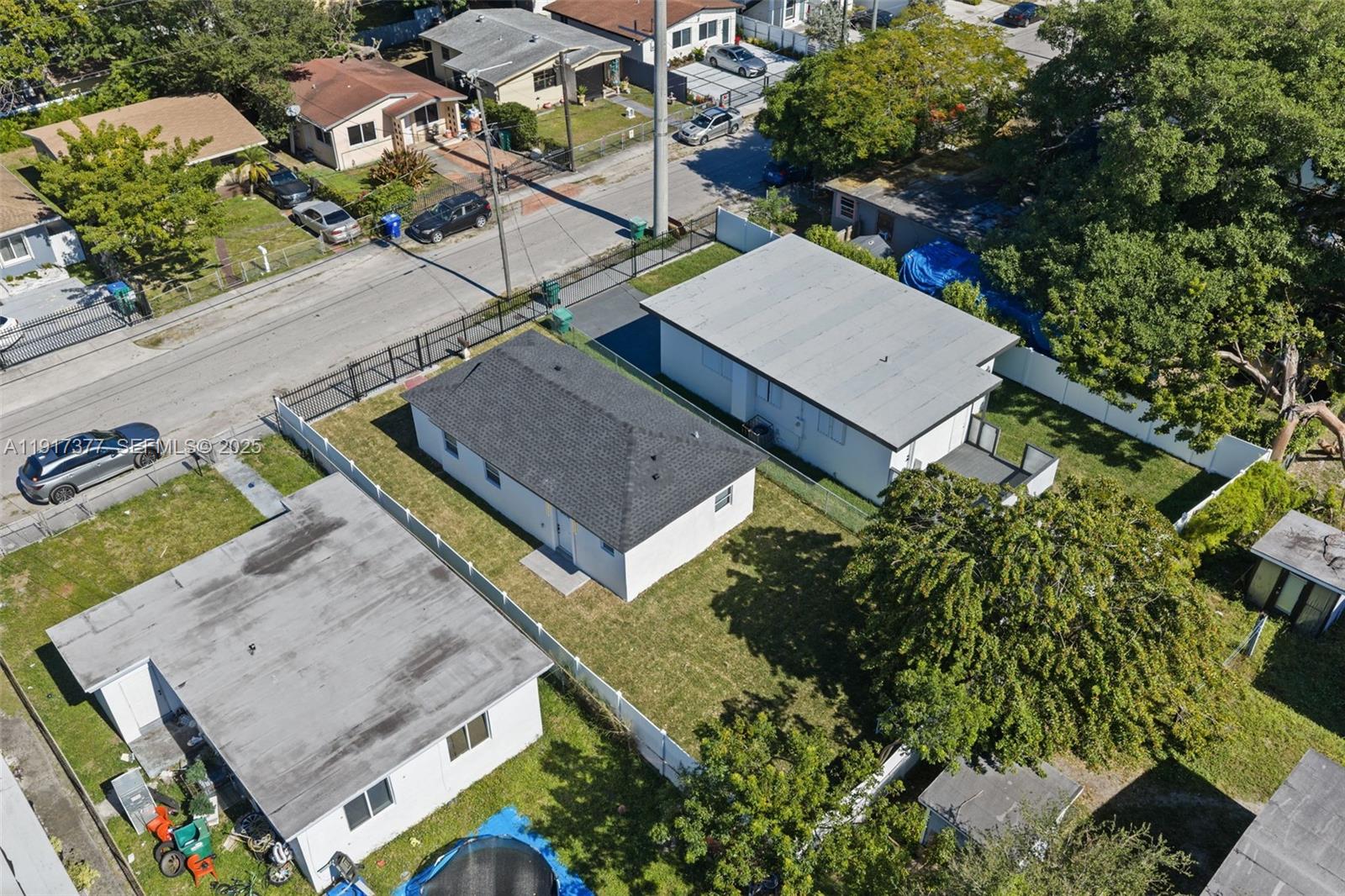1844 Northwest 67th Street Miami, FL 33147 - Photo 23 of 27 an aerial view of a house with a garden