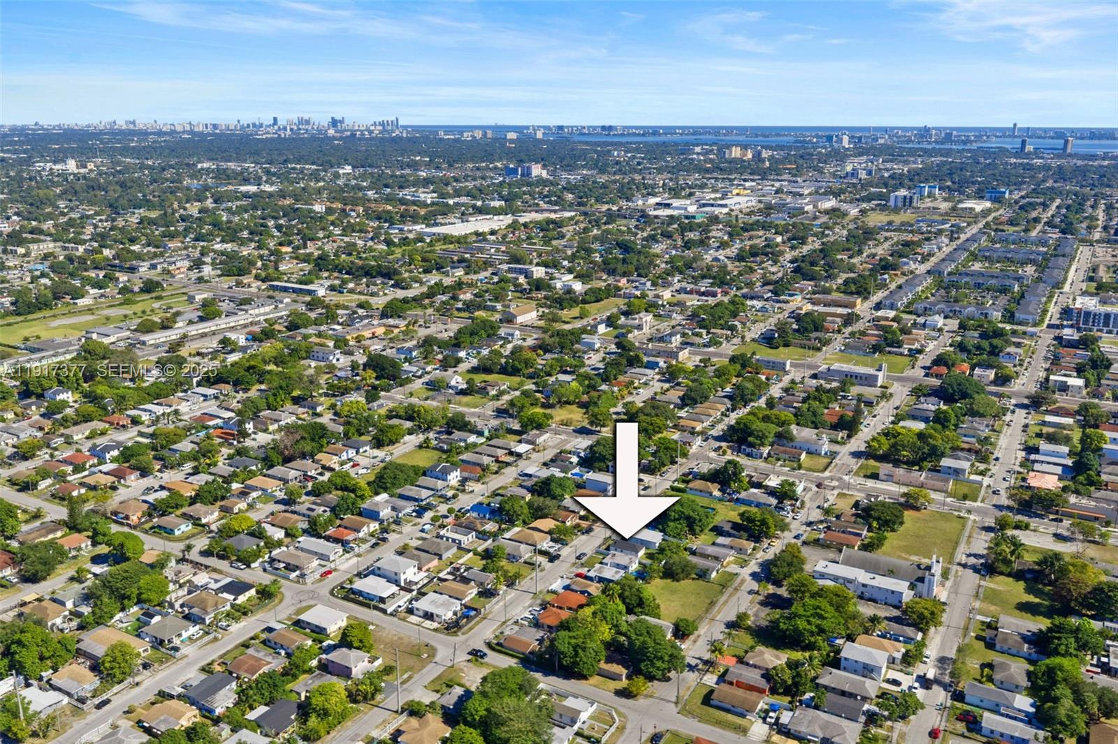 1844 Northwest 67th Street Miami, FL 33147 - Photo 25 of 27 an aerial view of multiple house