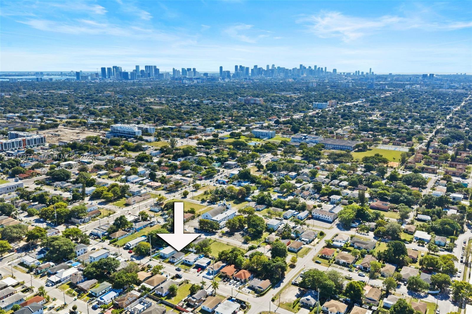 1844 Northwest 67th Street Miami, FL 33147 - Photo 27 of 27 an aerial view of multiple house