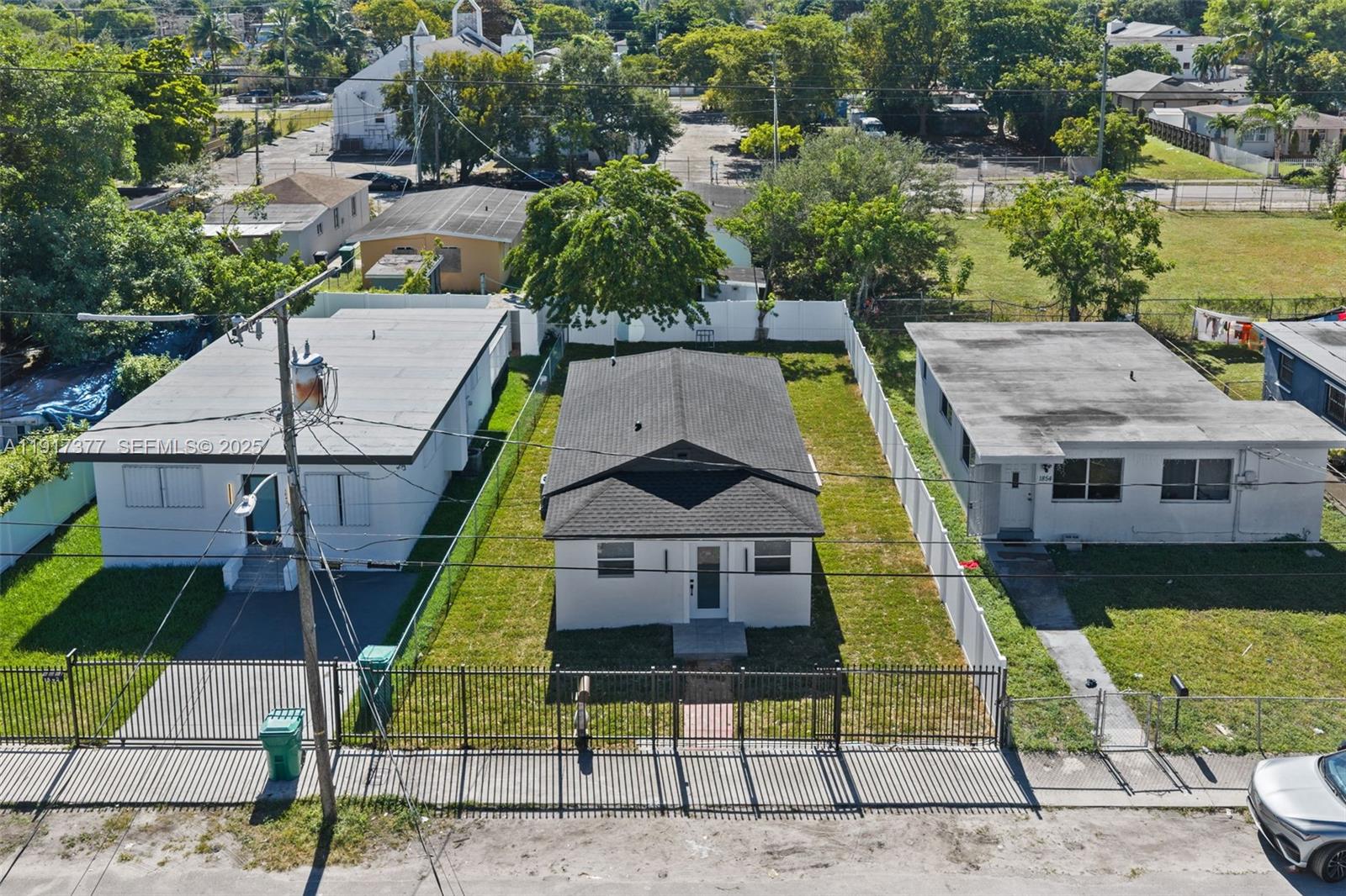 1844 Northwest 67th Street Miami, FL 33147 - Photo 3 of 27 an aerial view of houses with yard