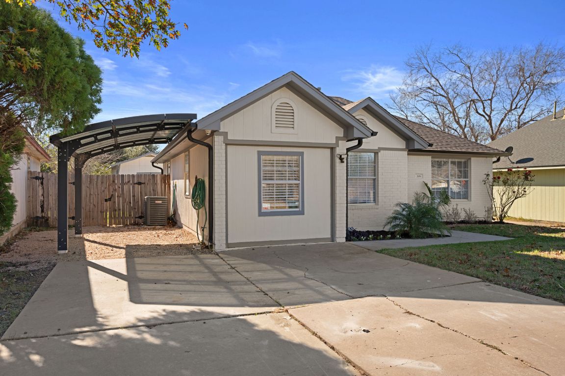 206 Jan Lane Georgetown, TX 78626 - Photo 21 of 23 a view of a house with a yard