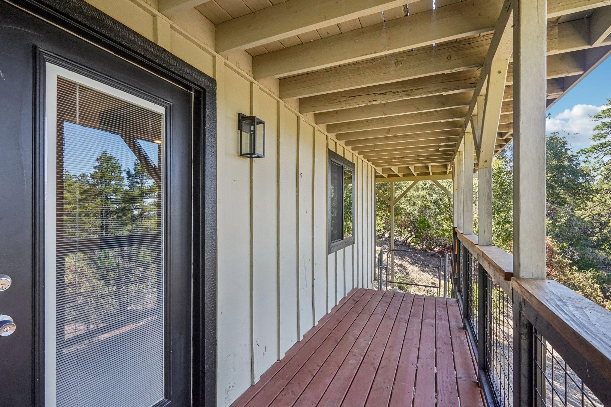 54091 North Ridge Drive Idyllwild, CA 92549 - Photo 36 of 58 a view of a house with wooden deck