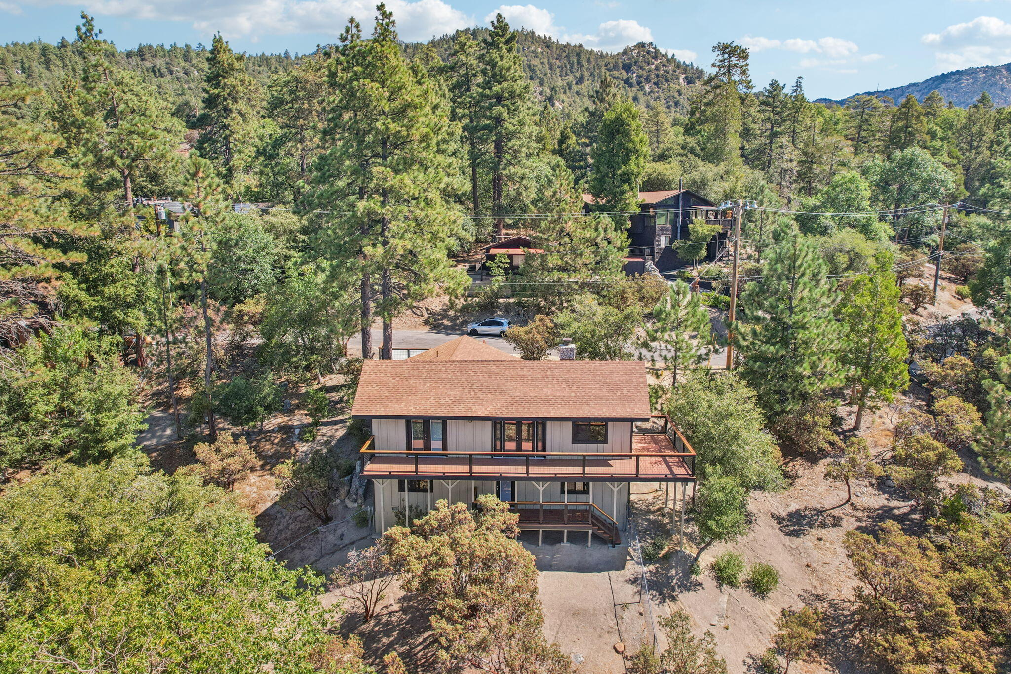 54091 North Ridge Drive Idyllwild, CA 92549 - Photo 48 of 58 view of a house with a yard