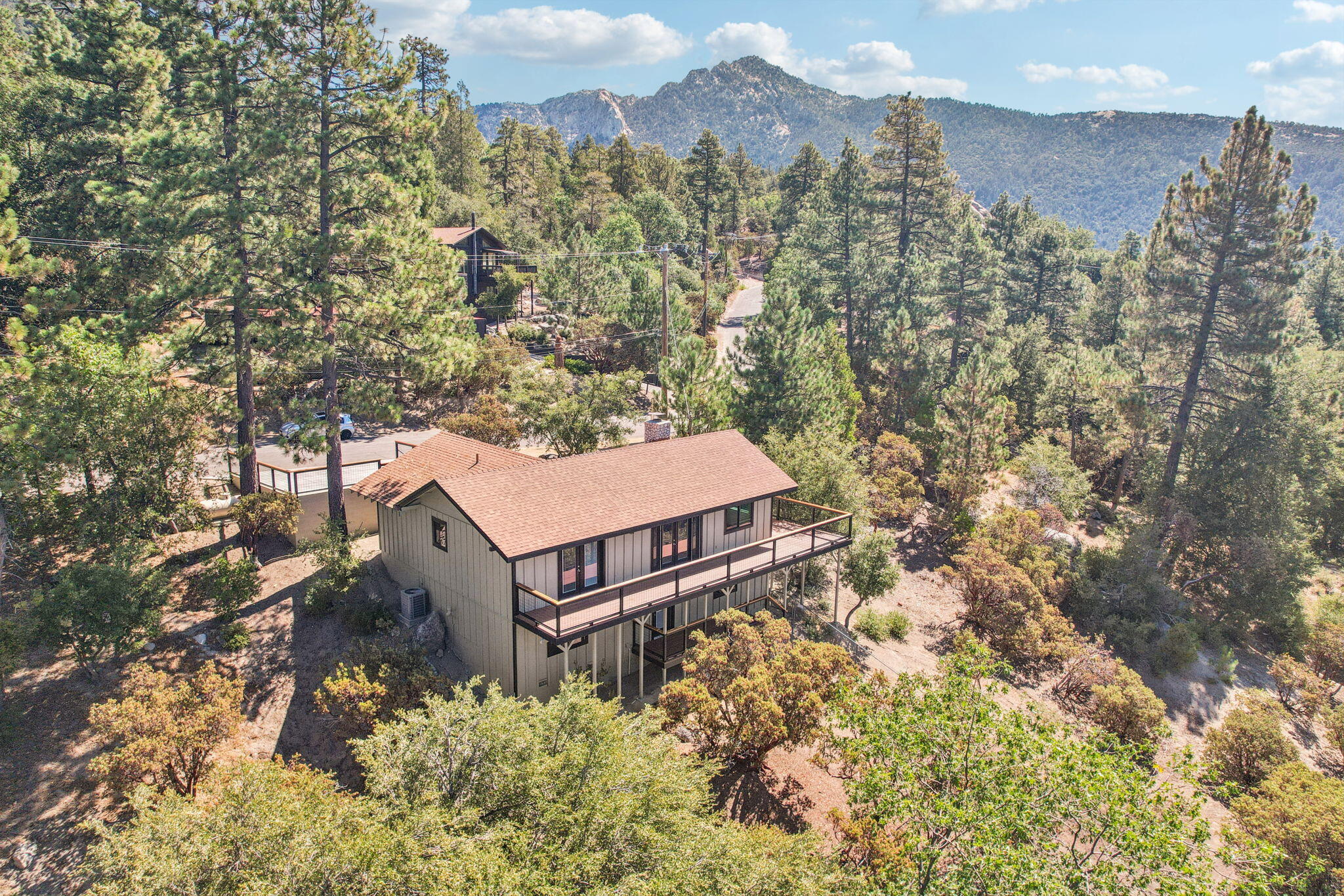 54091 North Ridge Drive Idyllwild, CA 92549 - Photo 49 of 58 an aerial view of a house with a yard