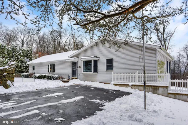 a view of a white house