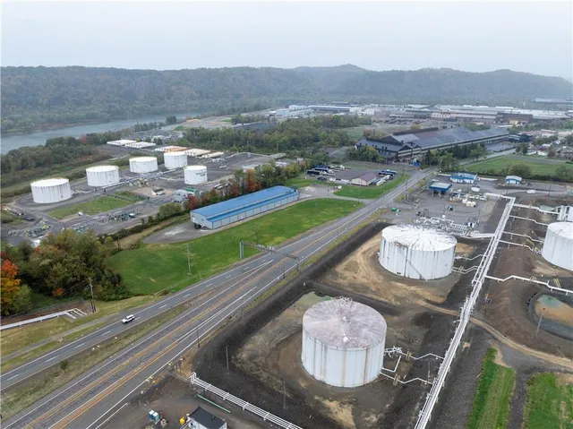 a view of a city from a terrace