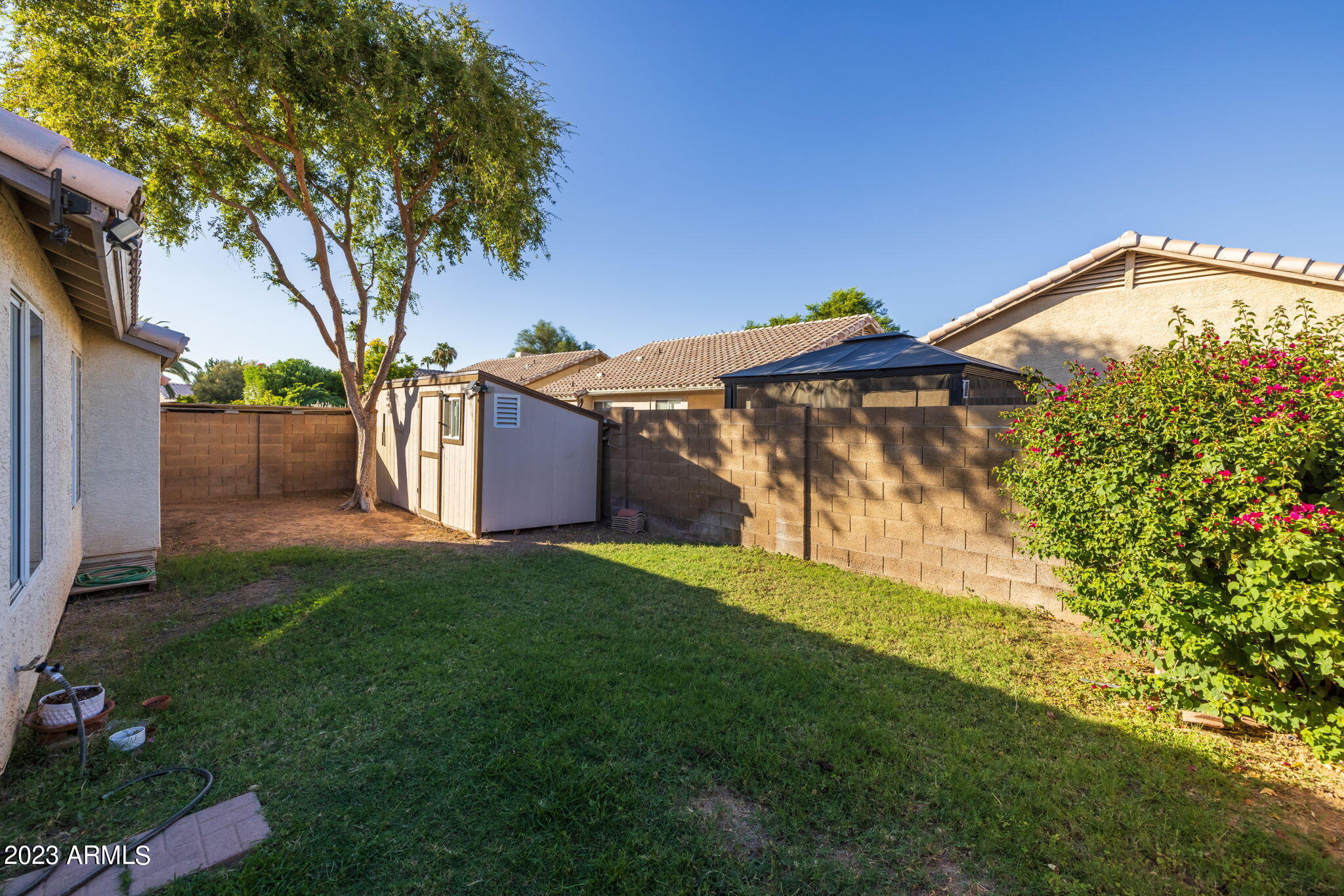 910 West Silver Creek Road Gilbert, AZ 85233 - Photo 17 of 23 Backyard w/ Storage Shed