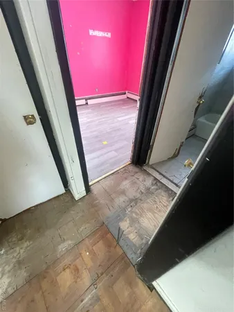 a view of an empty room