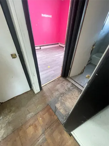 a view of an empty room