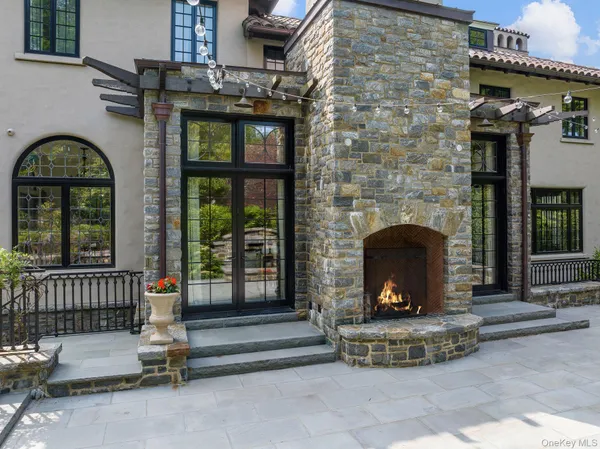 a front view of a house with a porch